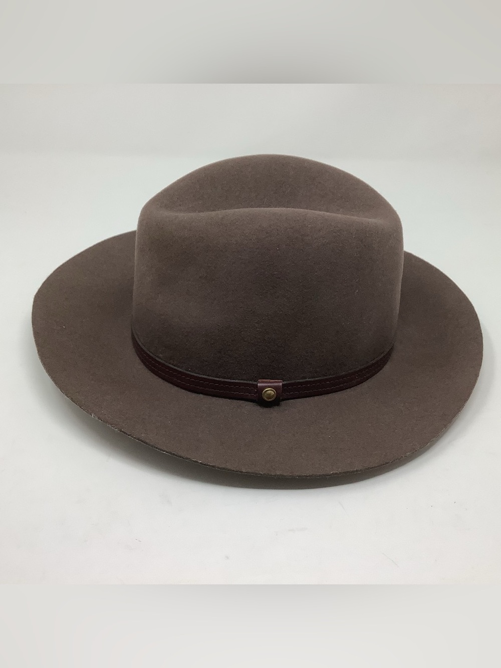Rag & Bone Brown Wool Floppy Brim Fedora Hat Small